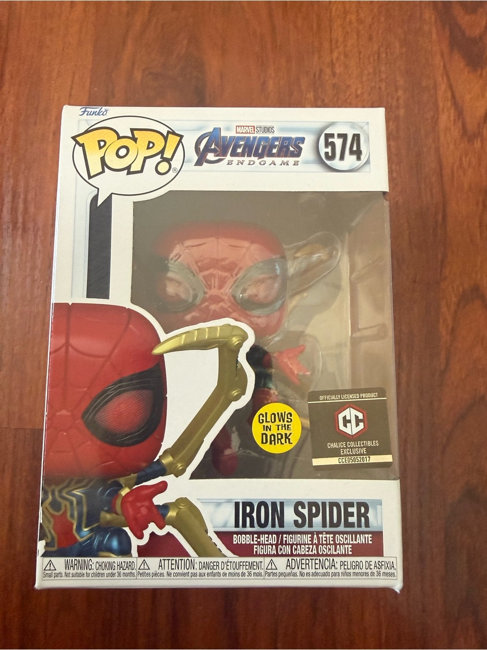 Funko Iron Spider Pop! Figure - Red & Gold